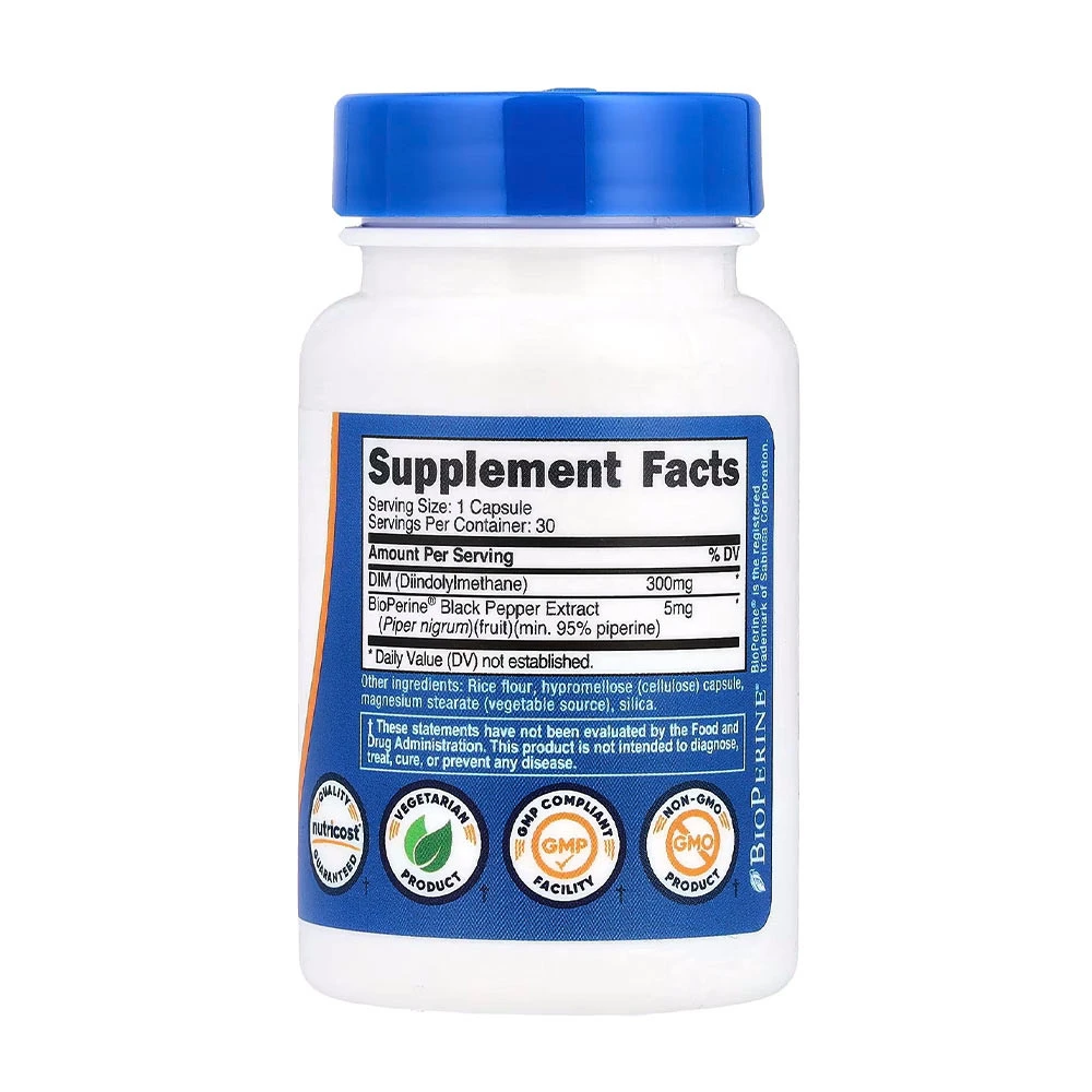 Nutricost - DIM-capsules 300 mg (30 capsules) - Afbeelding 2