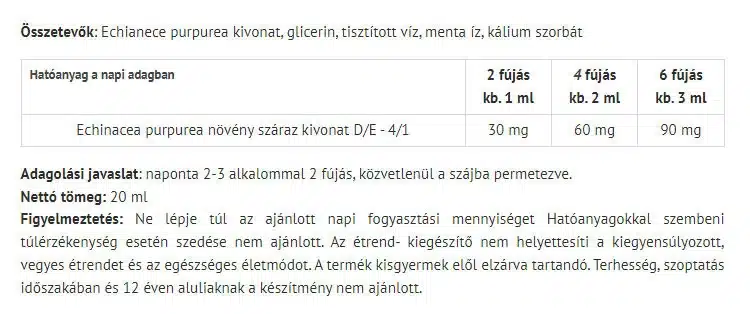 Natur Tanya - Natur Tanya ESI® Alcoholvrije Echinacea Keelspray (20 ml) - Afbeelding 2