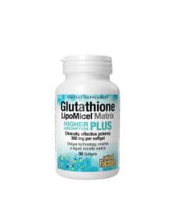 Natural Factors Glutathione LipoMicel Matrix 300 mg (90 Softgels)